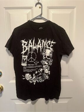 Black Graphic Tee - Men's Printed Short Sleeve Shirt